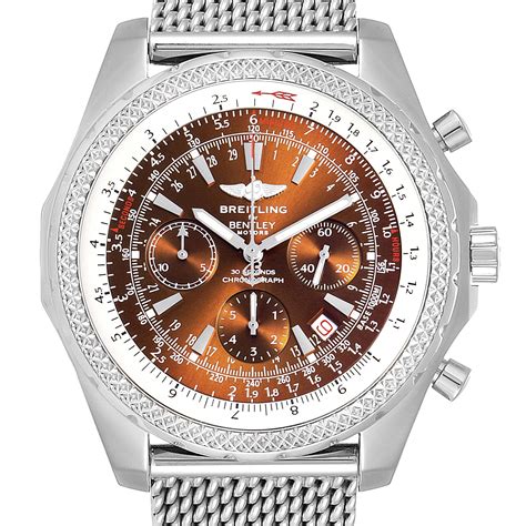 breitling bentley watch orange dial with digital readout|breitling bentley motors.